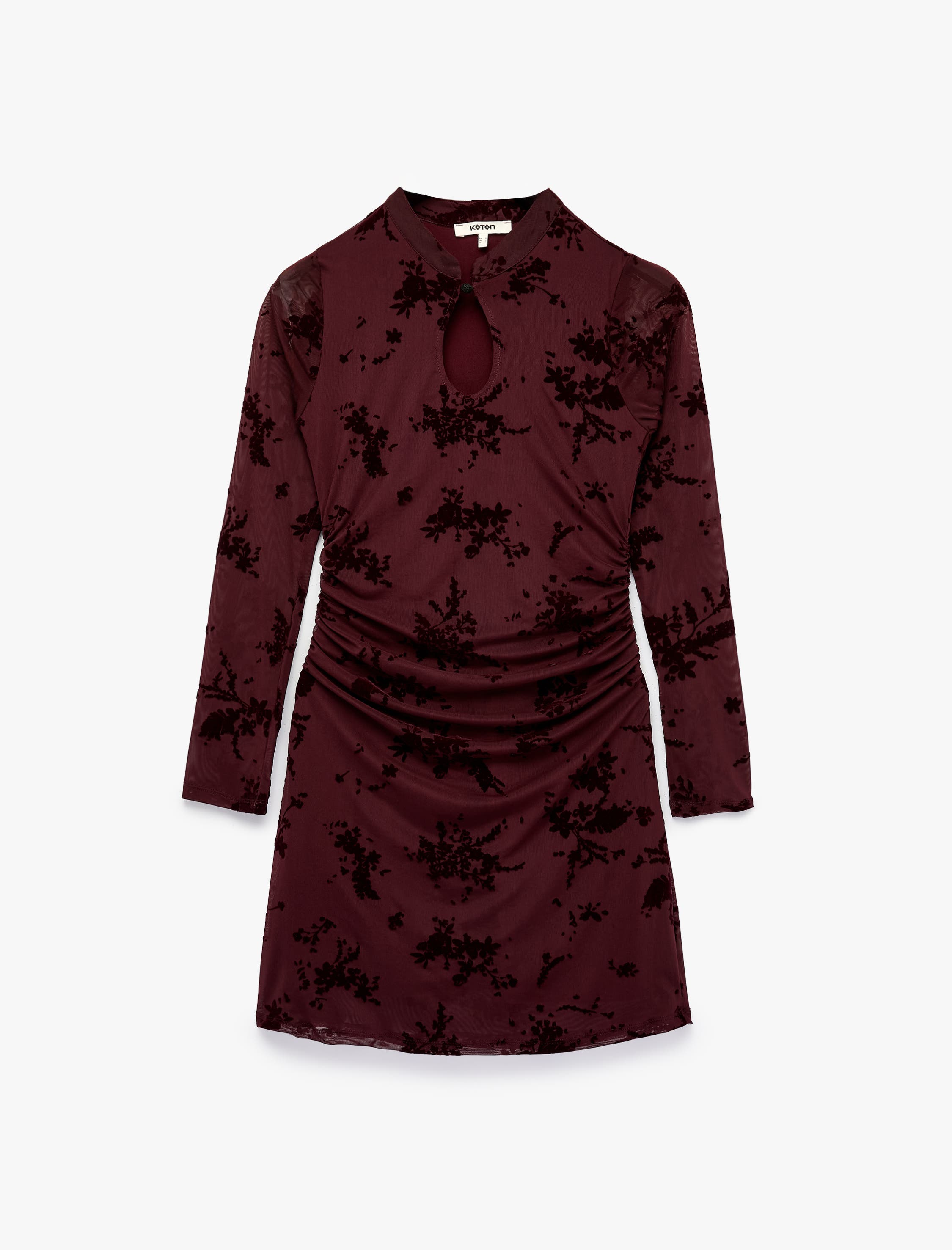 Koton Floral Tulle Mini Dress (Women) | Nordstrom