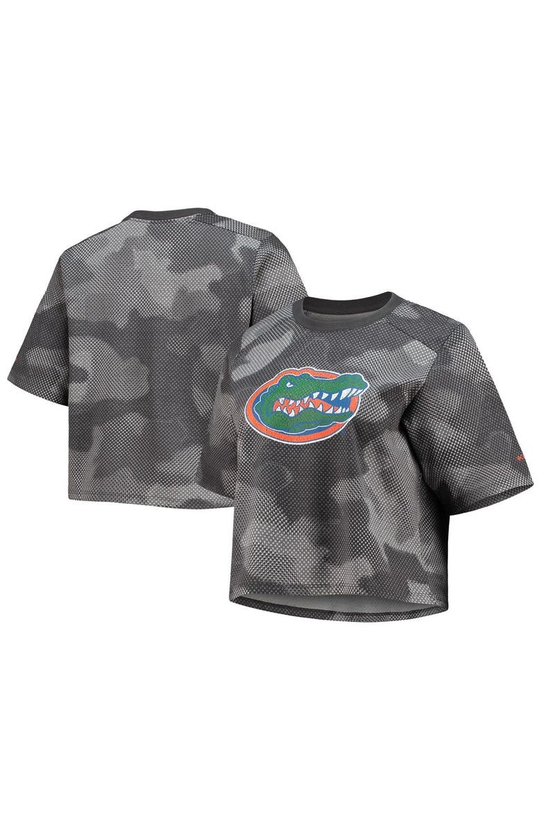 Columbia Women's Columbia Gray/Black Florida Gators Park Camo Boxy T-Shirt, Main, color, 