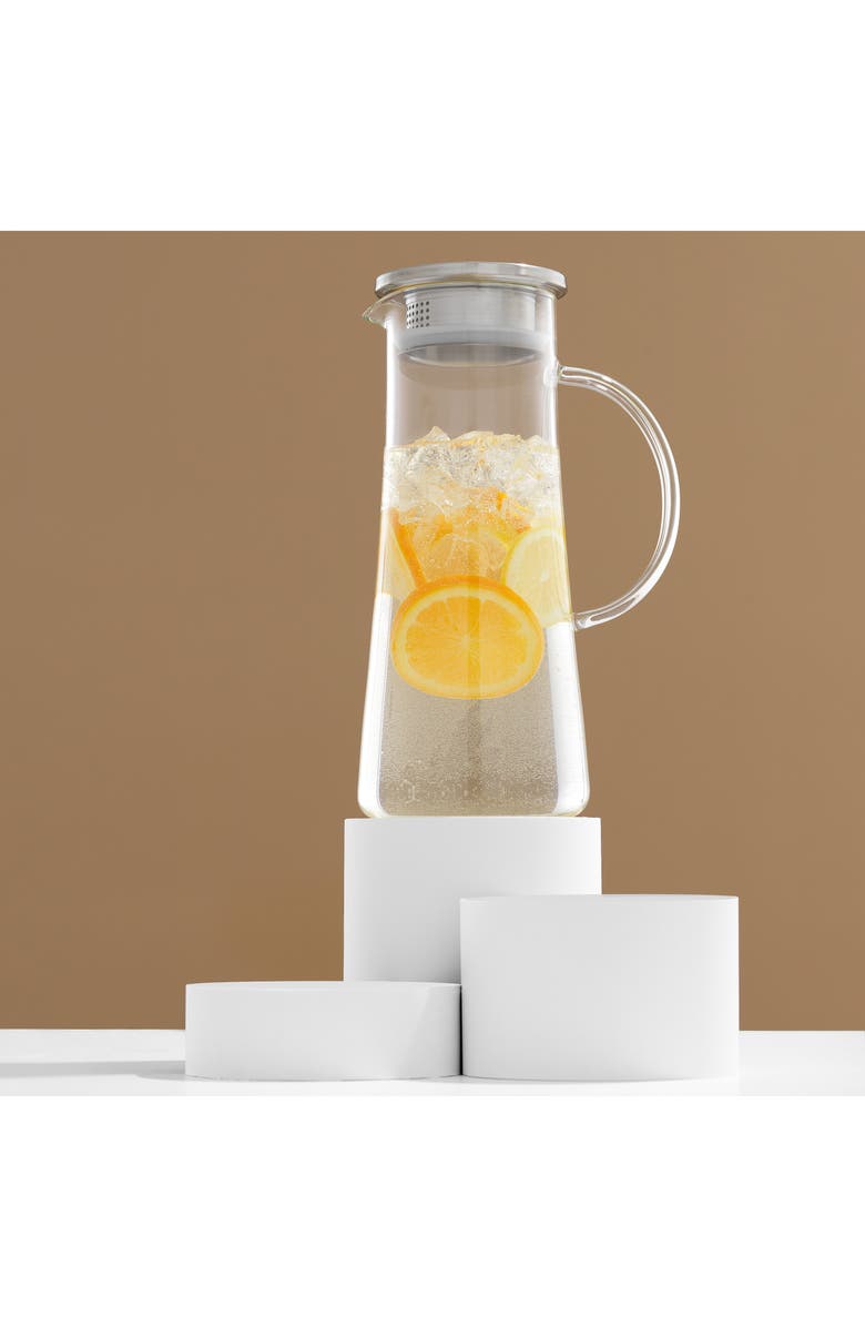 JoyJolt Glass Pitcher and Highball Glass Set, Alternate, color, 