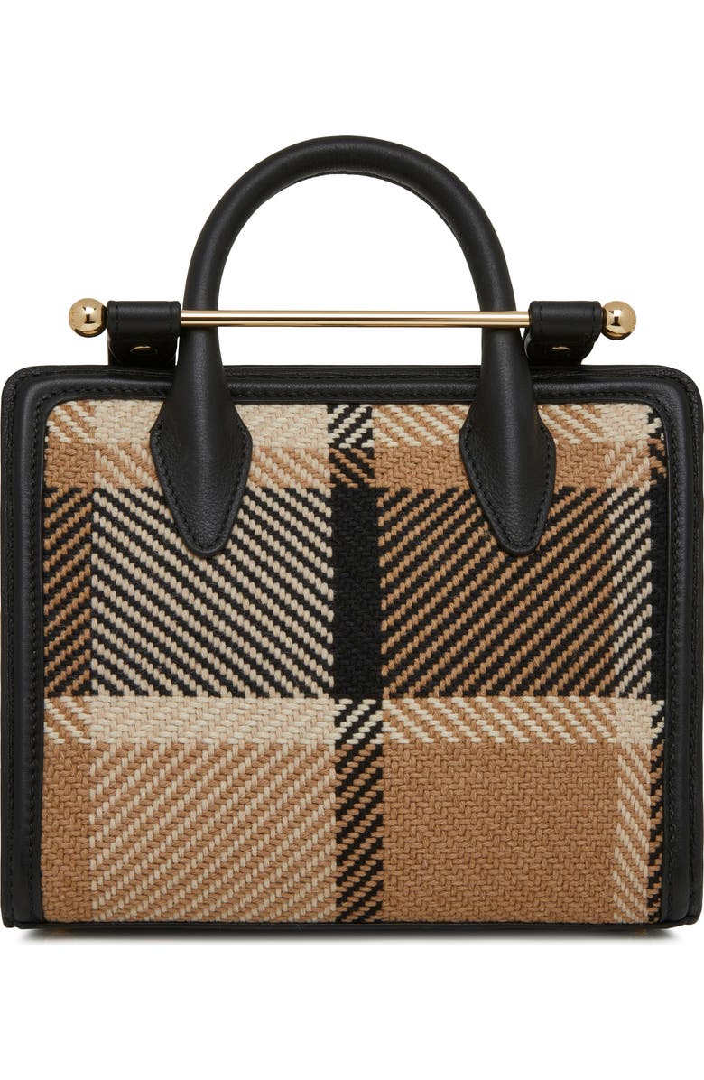 Strathberry Mini Tartan Top Handle Tote, Main, color,