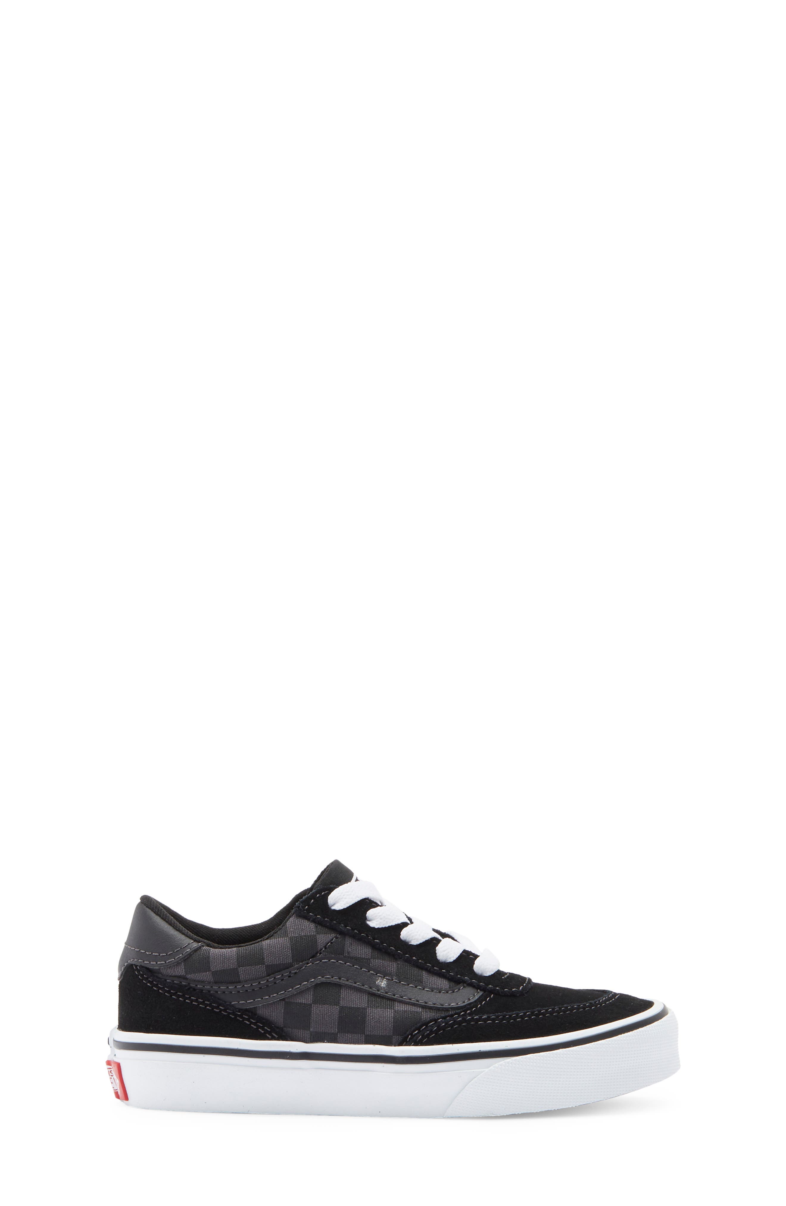 Vans Kids' Brooklyn Checkered Sneaker, Alternate, color, Checkerboard Black/Asphalt
