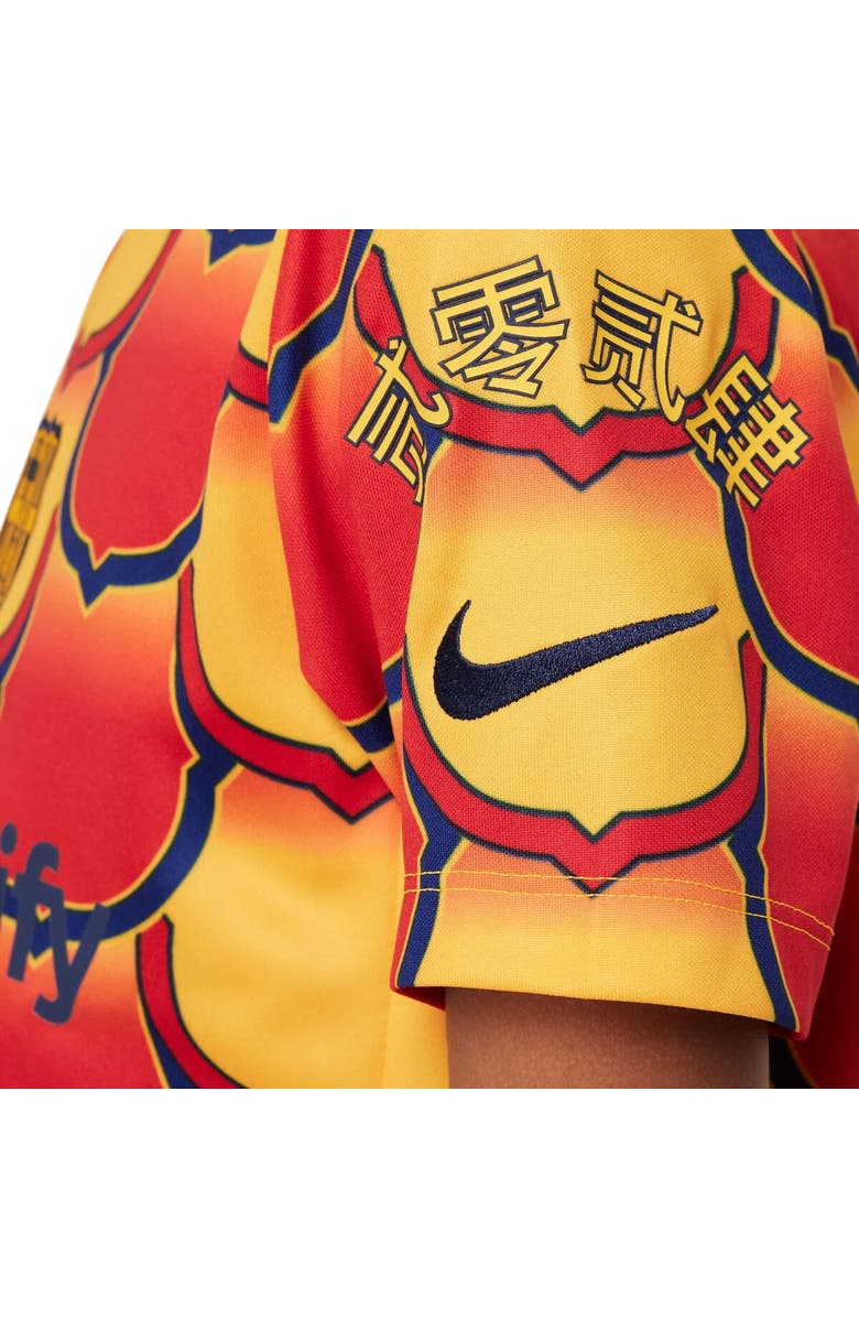 Nike Youth Nike Gold Barcelona 2023/24 Drac Pack Academy Pro Pre-Match Top, Alternate, color, 