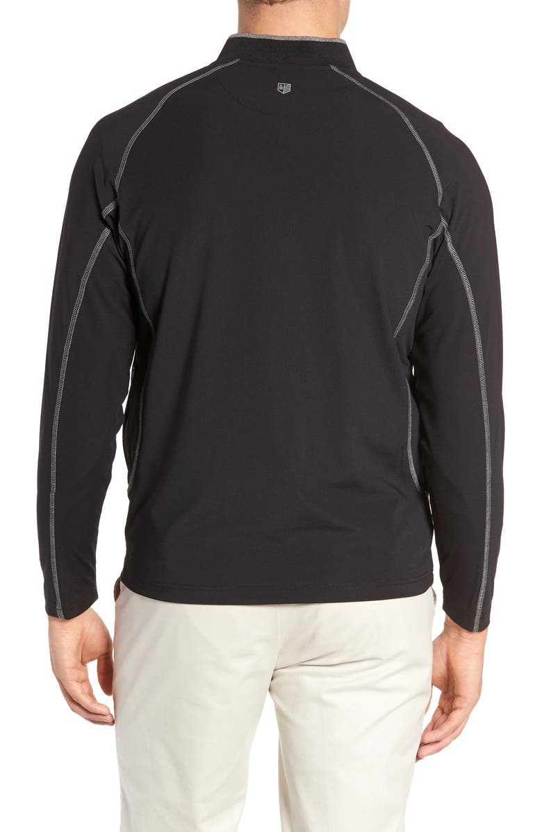 Bobby Jones Quarter Zip Slim Fit Tech Pullover, Alternate, color, 
