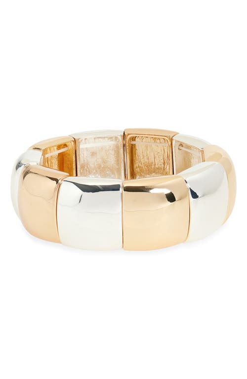 Open Edit Bold Puff Stretch Bracelet In Gold