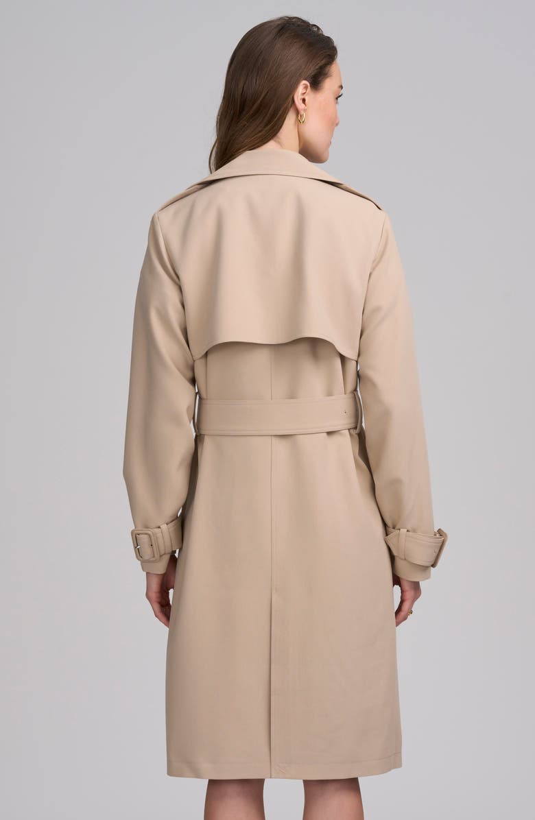 ELLE Collection Classic Trench, Alternate, color, Light Khaki