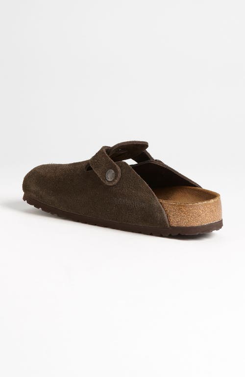 Birkenstock Boston Soft Footbed Clog In Brown