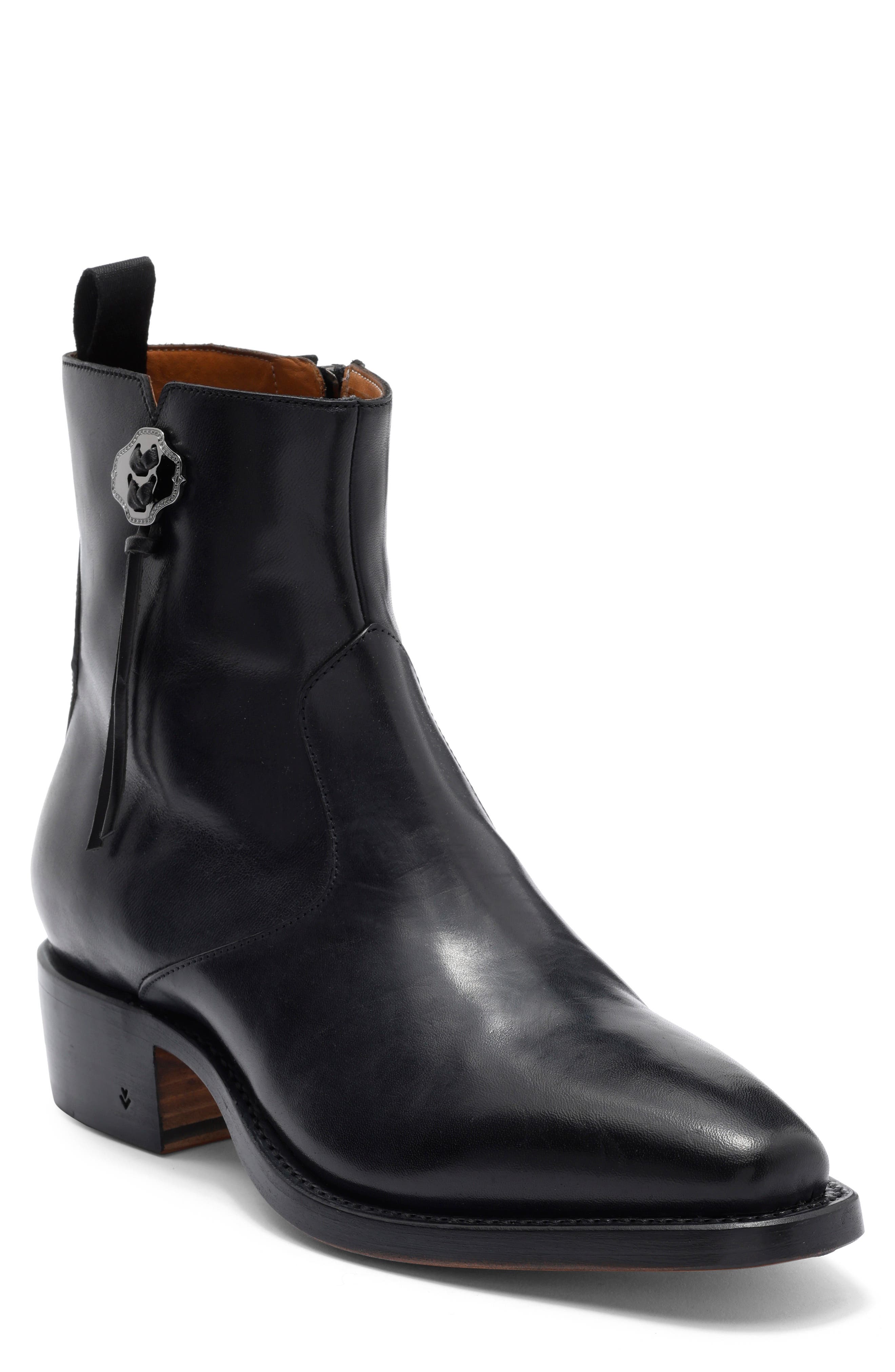John Varvatos Walker Tassel Zip Boot