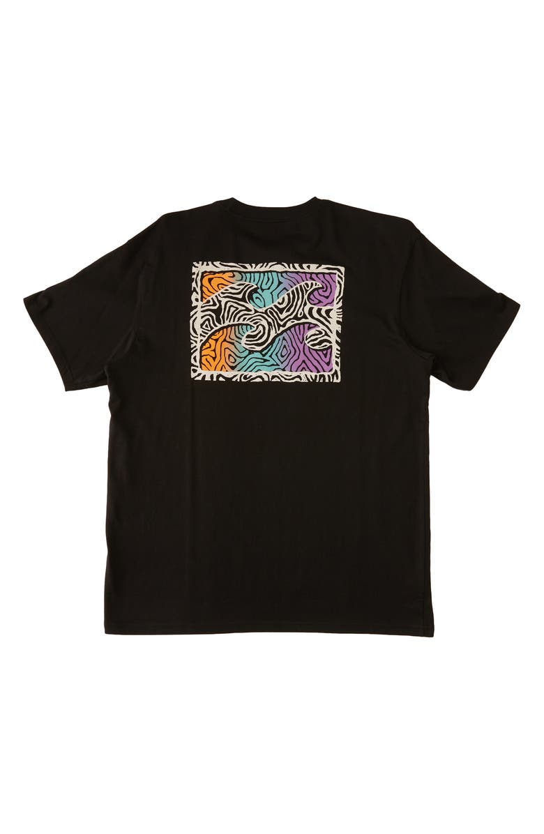 Billabong Kids' Crayon Wave Graphic T-Shirt, Alternate, color, 