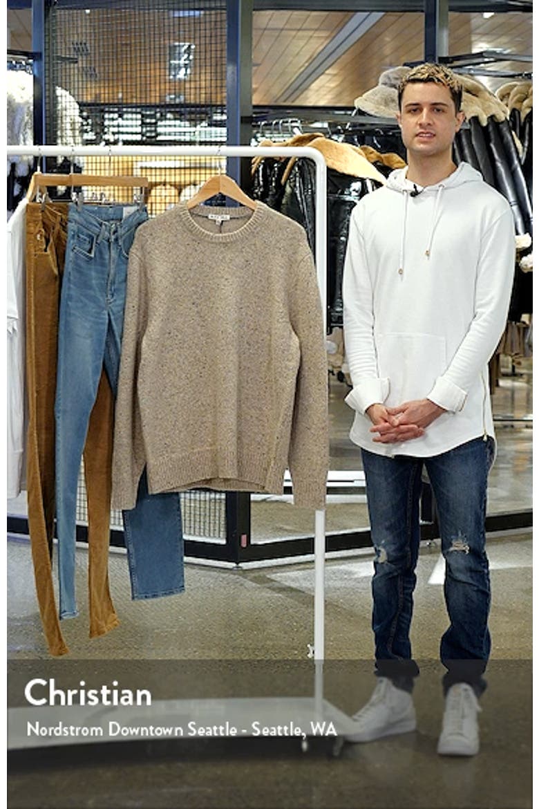 Donegal Crewneck Merino Wool Blend Sweater video