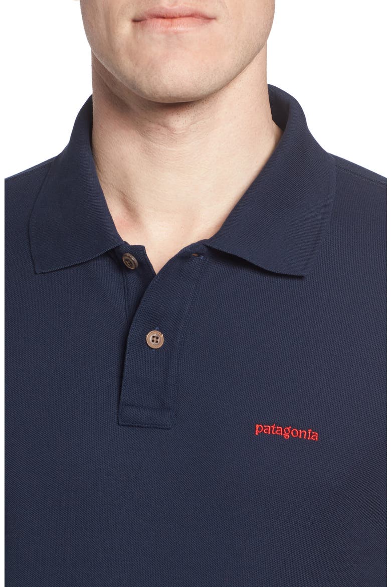 Belwe Relaxed Fit Piqué Polo, Alternate, color, NAVY BLUE