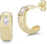 GLAZE JEWELRY Cubic Zirconia Hoop Earrings