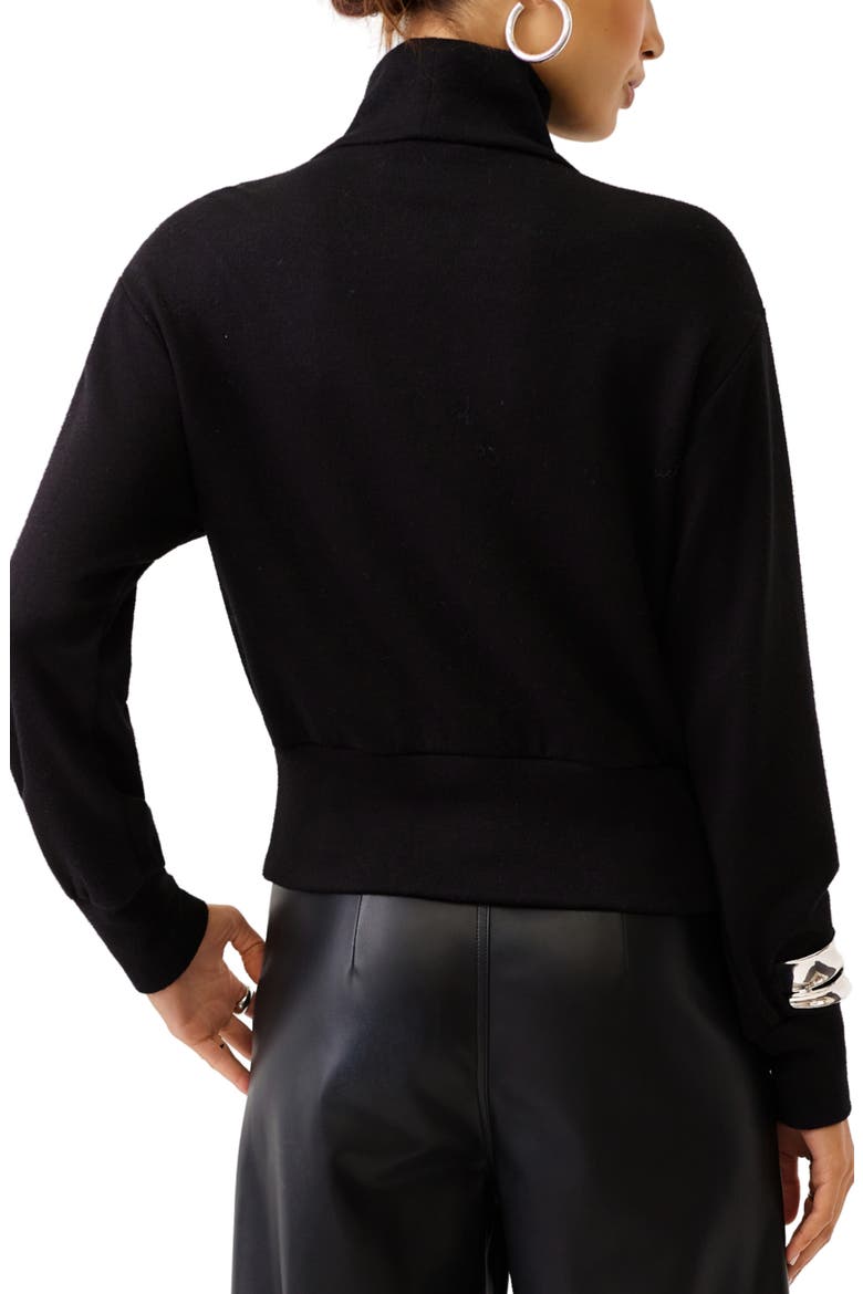 Caly Turtleneck Sweater, Alternate, color, BLACK