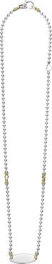 LAGOS Beloved Oval Plate Chain Necklace