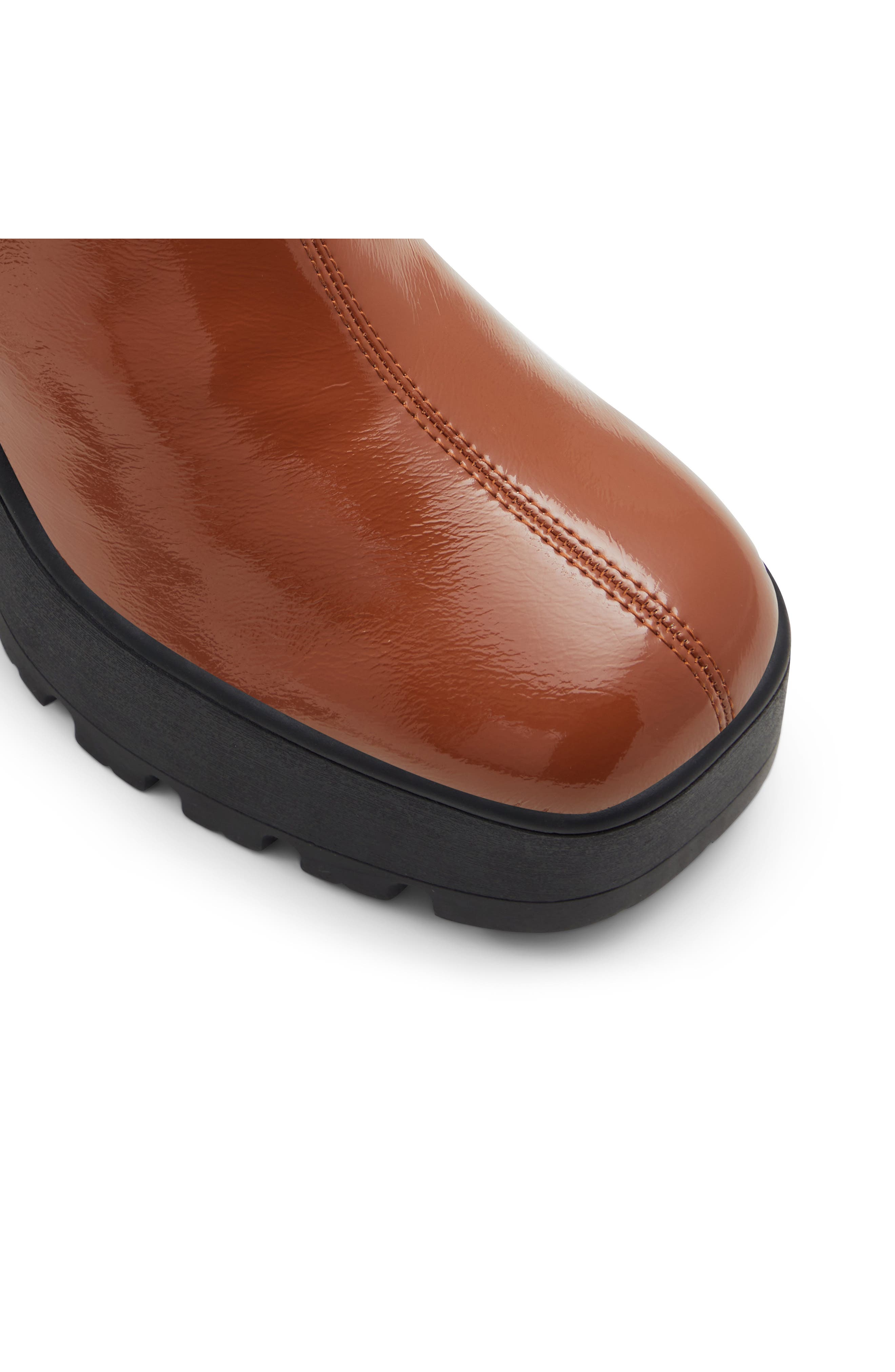 Call It Spring By Aldo Nathali Patent Lug Sole Boot, Alternate, color, 