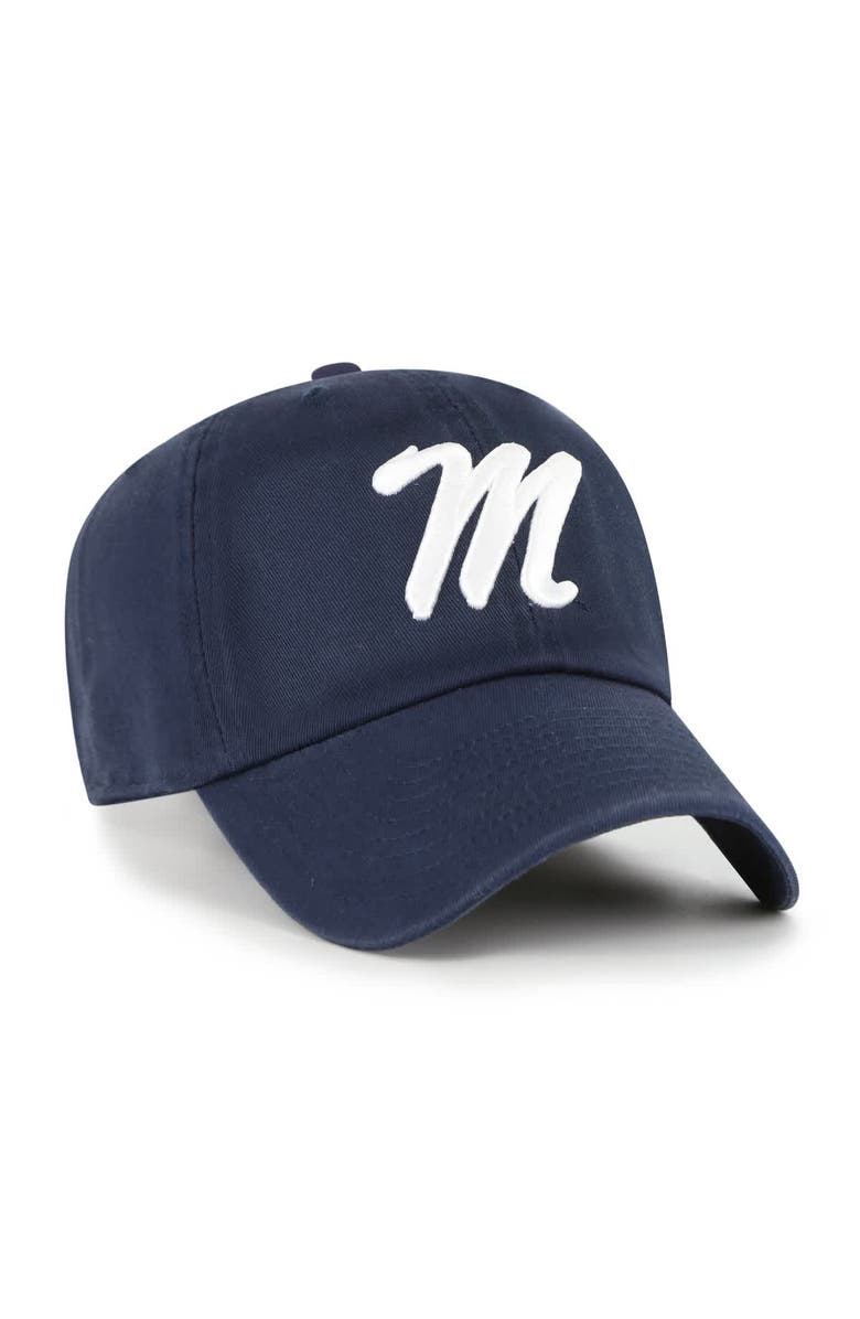 '47 Men's '47 Navy Ole Miss Rebels Clean Up Adjustable Hat, Alternate, color, Navy