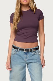 EDIKTED Tay Stretch Crop Top