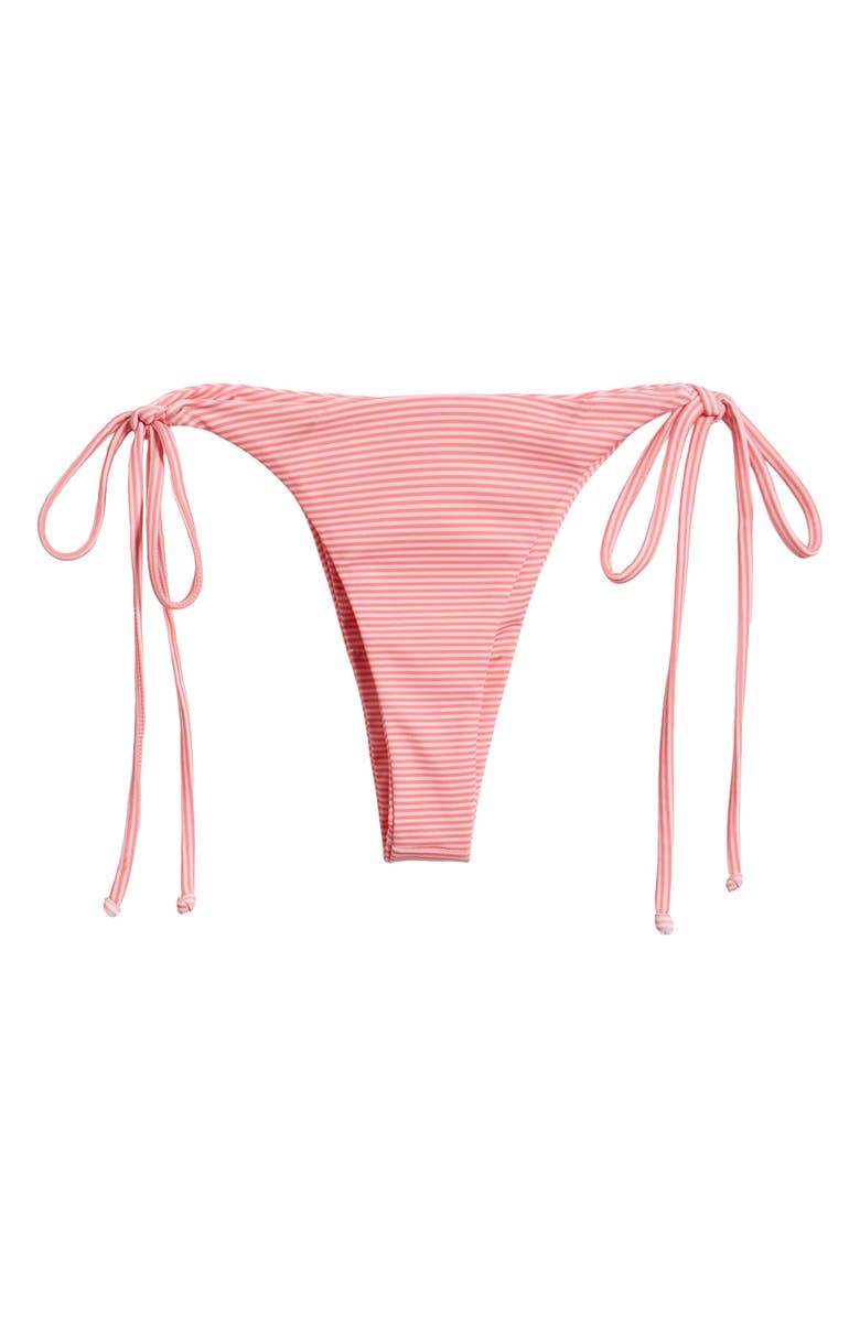 Bella Venice Belle Stripe Bikini Bottoms, Alternate, color, Pink Stripe