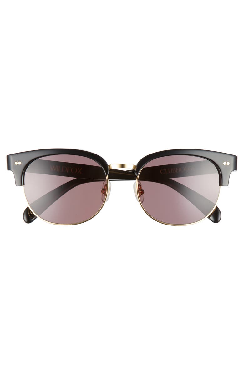 Wildfox Clubhouse 50mm Semi-Rimless Sunglasses, Alternate, color, 