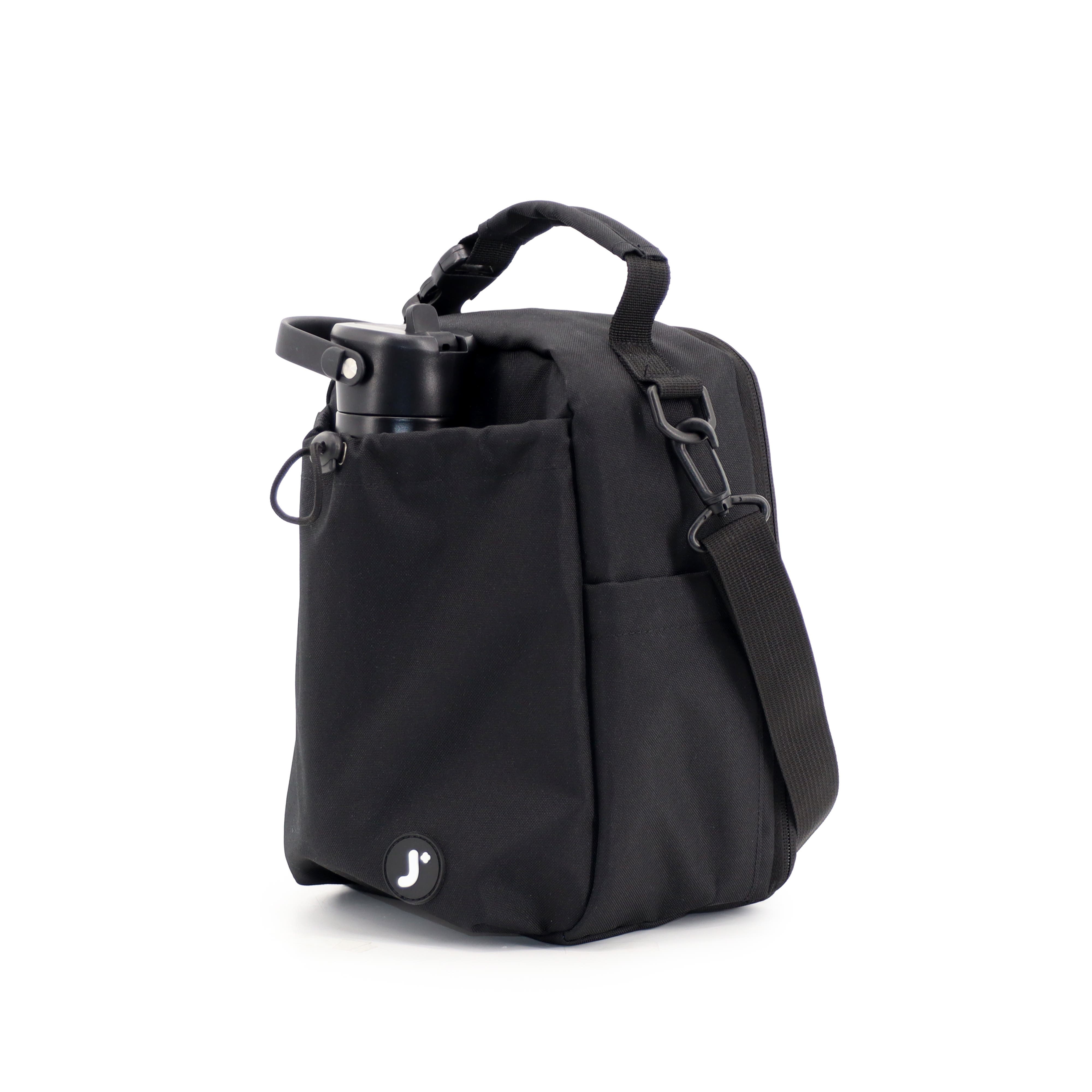 J World Cole Insulated Lunch Bag with Adjustable Strap, Alternate, color, Black