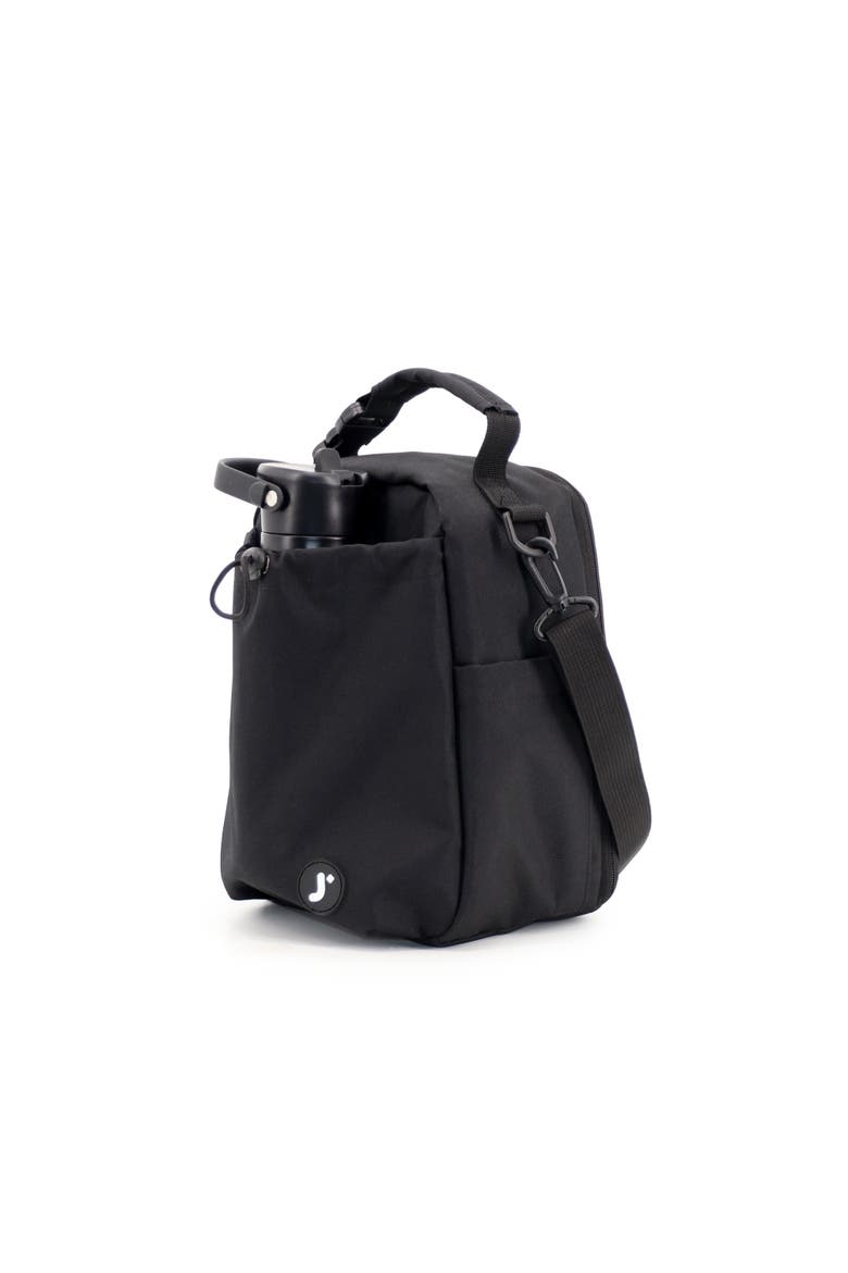 Cole Insulated Lunch Bag with Adjustable Strap, Alternate, color, Black
