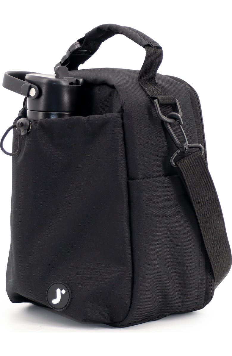 J World Cole Insulated Lunch Bag with Adjustable Strap, Alternate, color, Black