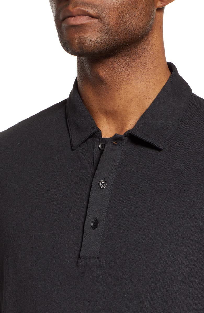 rag & bone Men's Mercer Short Sleeve Linen Blend Polo, Alternate, color, 
