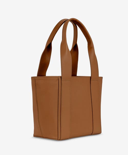 Gigi New York Bailey Leather Tote Bag In British Tan