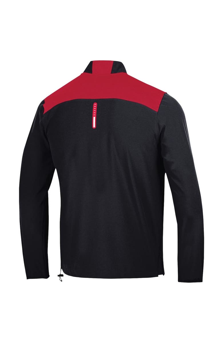 Under Armour Men's Under Armour Black Texas Tech Red Raiders 2023 Motivate Half-Zip Top, Alternate, color, Black