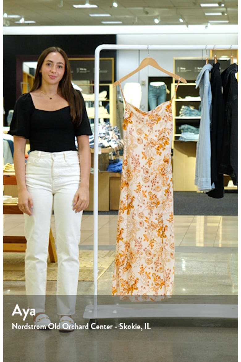 Yelena Floral Print Slipdress video