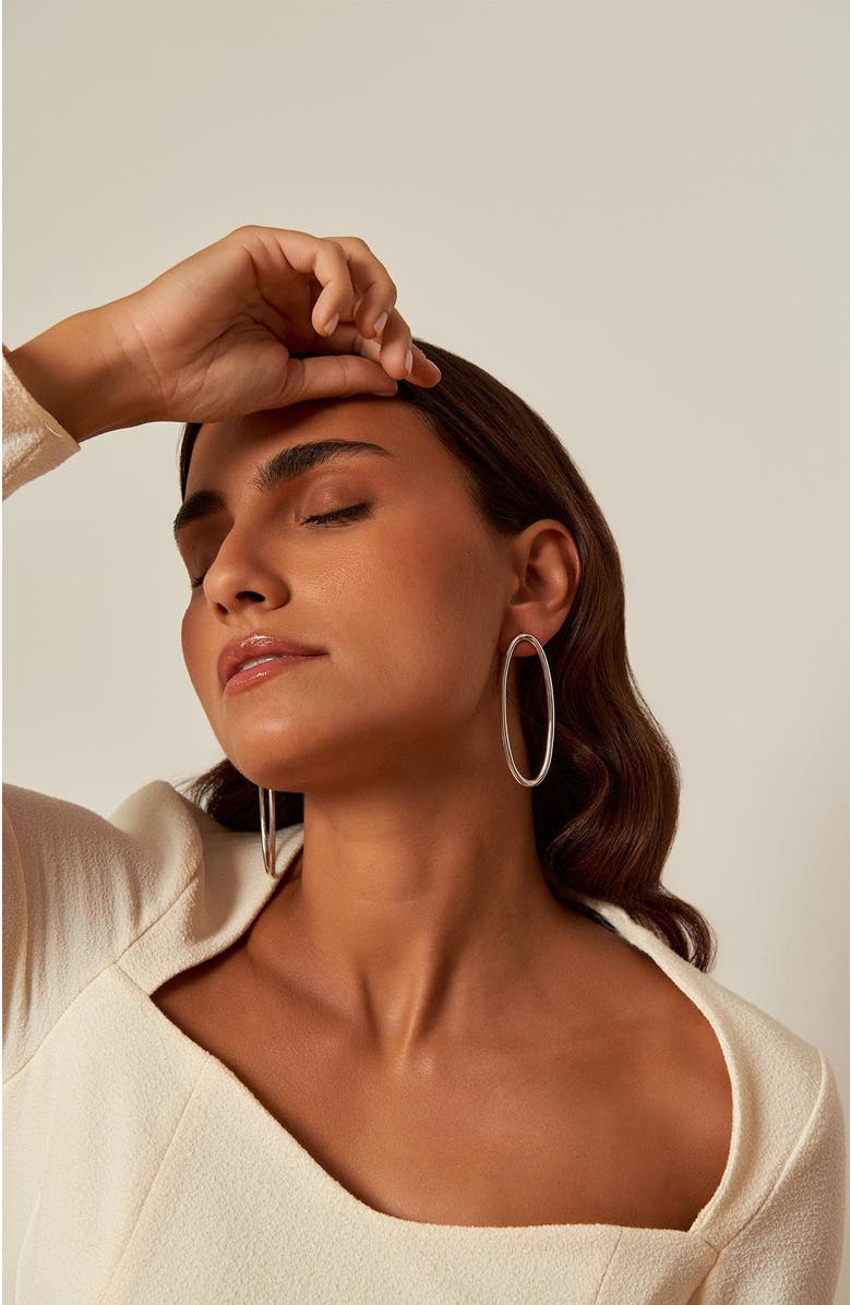 CXC Skylight Earrings, Alternate, color, Silver