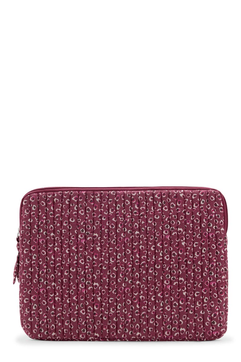 Printed Laptop Case, Main, color, DARK PINK