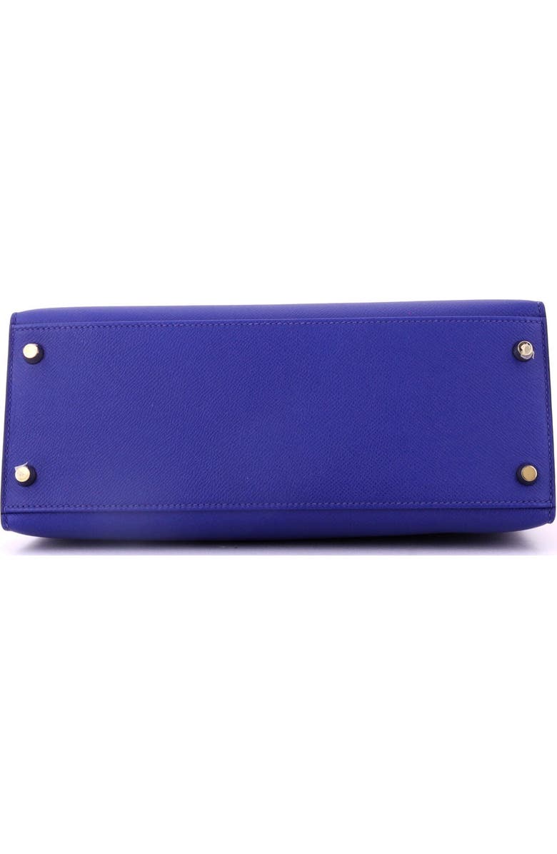 Pre-Owned Hermes Kelly Handbag Bicolor Epsom with Gold Hardware 28, Alternate, color, Bicolor - Bleu Electrique/Nata
