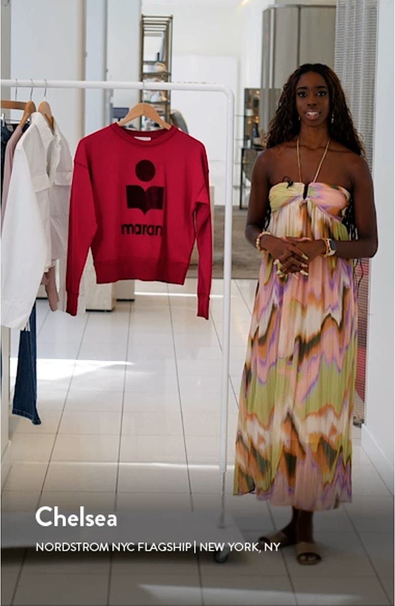 Mobyli Logo Graphic Cotton Sweatshirt, sales video thumbnail