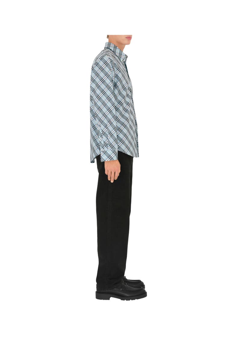 Relaxed Fit Striped Cotton Shirt, Alternate, color, Breeze