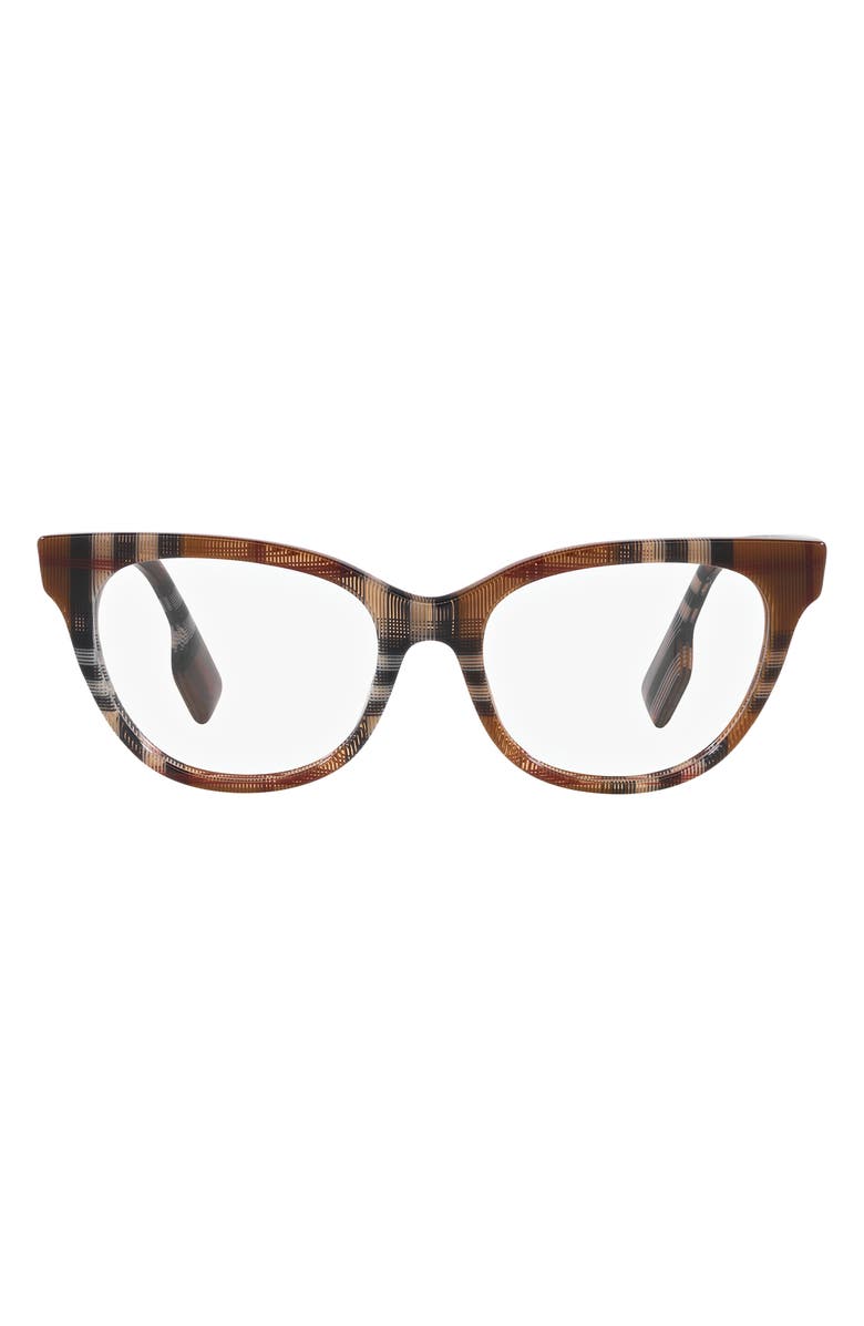 Burberry Evelyn 53mm Cat Eye Optical Glasses, Main, color,