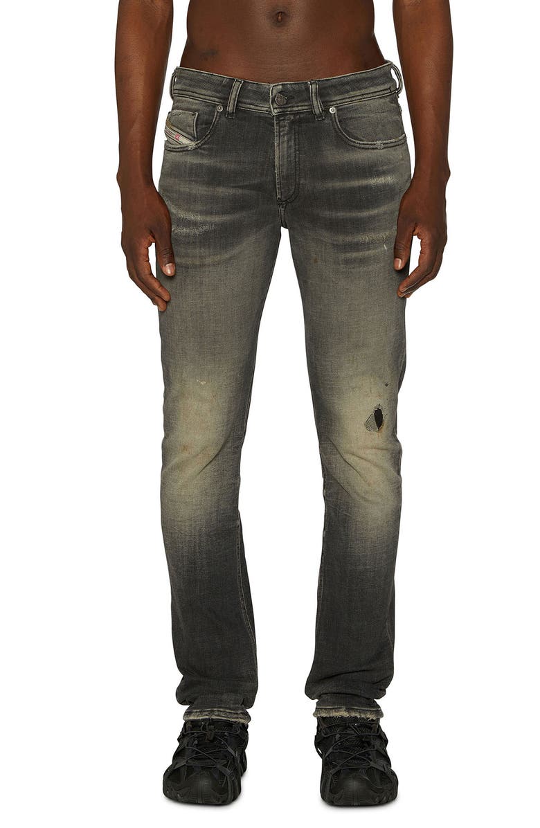 DIESEL<sup>®</sup> 1979 Sleenker Skinny Jeans, Main, color, Black/ Denim