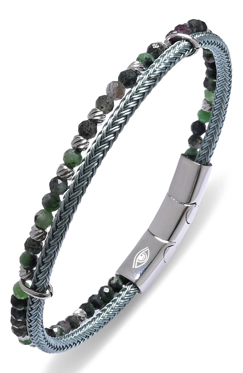 EYE CANDY LOS ANGELES Grayson Layered Semiprecious Stone Bracelet, Alternate, color, 