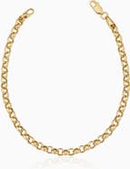 Oradina 14K Gold Rimini Rolo Bracelet