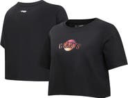 PRO STANDARD Women's Pro Standard Black San Francisco Giants Painted Sky Boxy Cropped T-Shirt