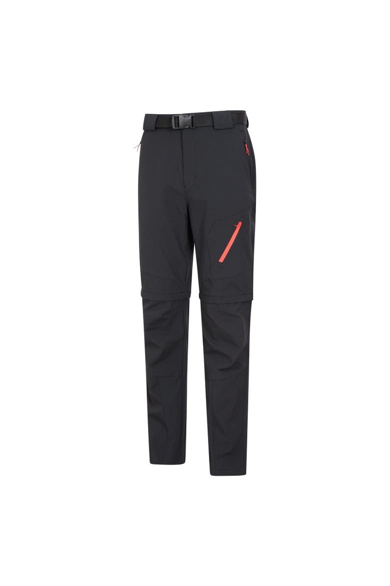 Forest Convertible Hiking Trousers, Alternate, color, Black