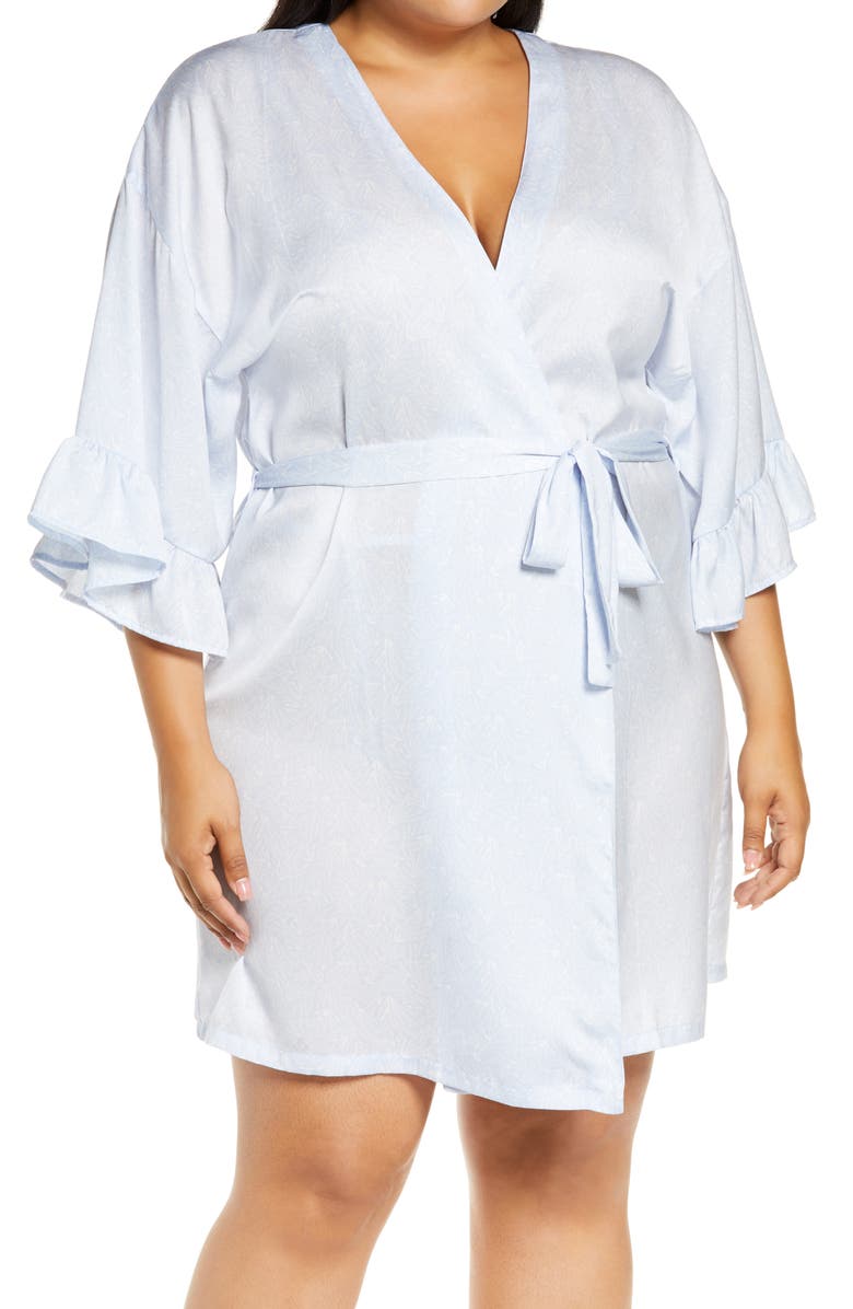 Nordstrom Forever Tie Waist Satin Robe, Main, color,