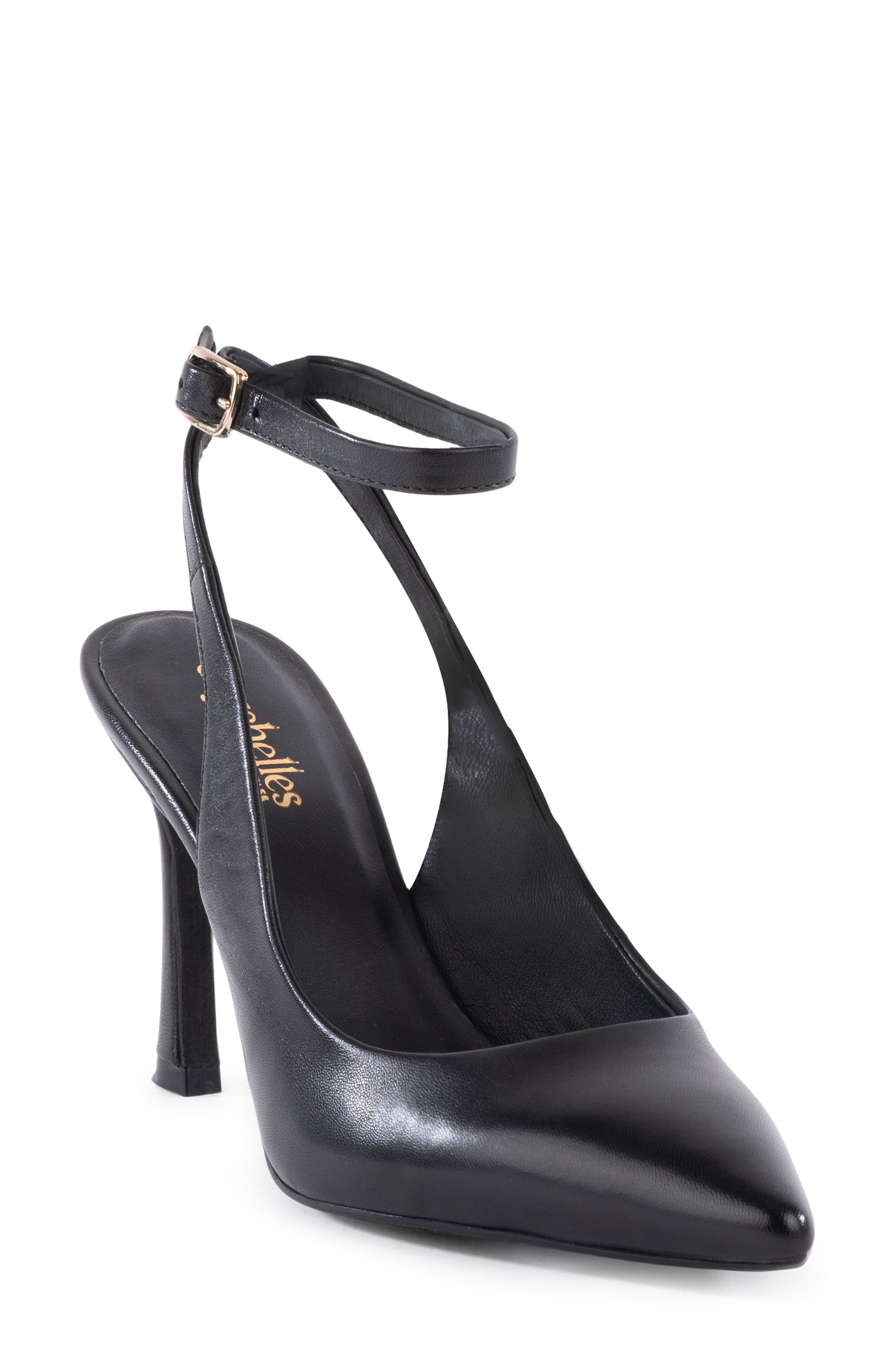 Seychelles Girl Boss Ankle Strap Pointed Toe Pump