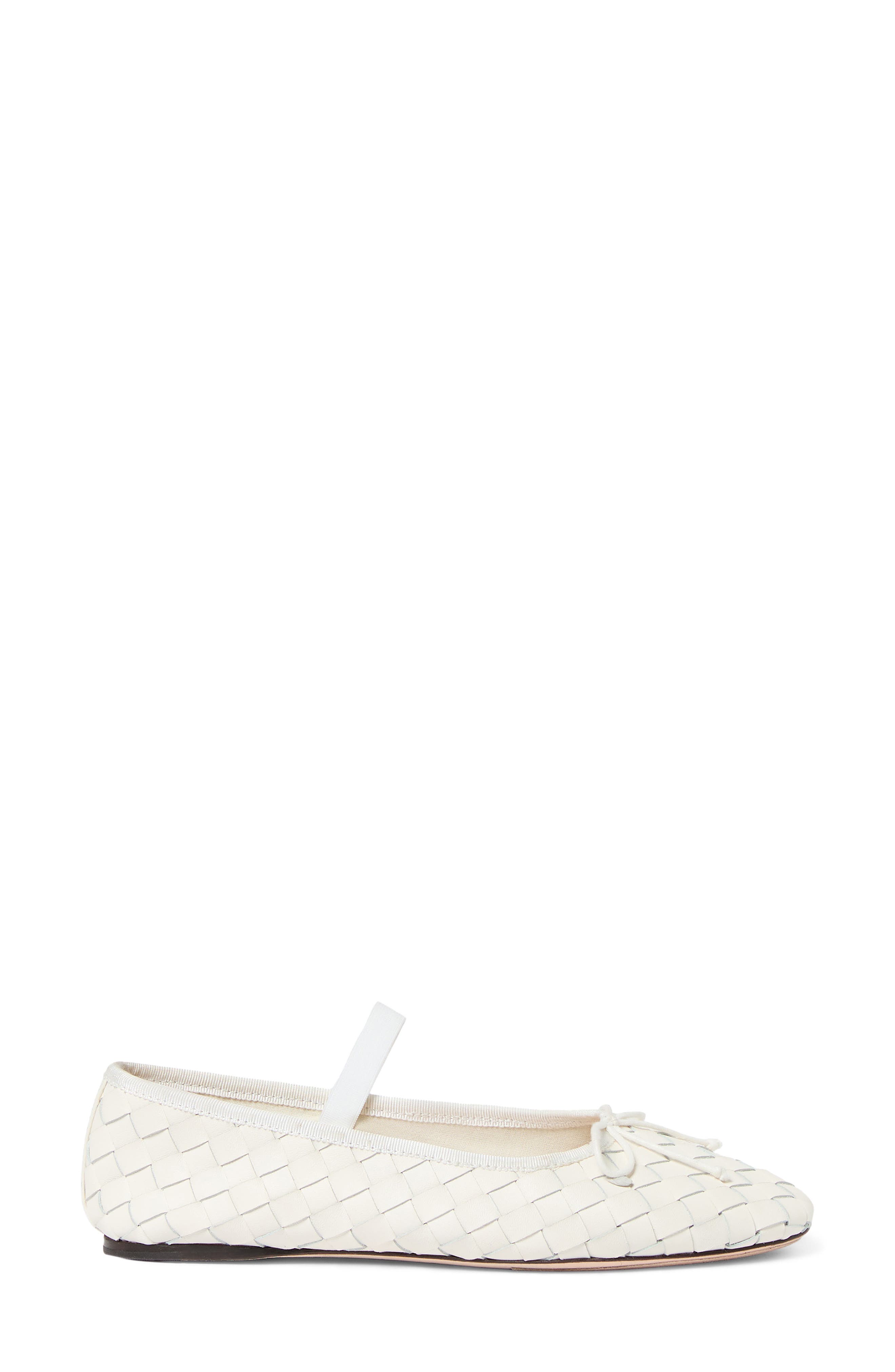 Loeffler Randall Leonie Mary Jane Ballet Flat, Alternate, color, Cream