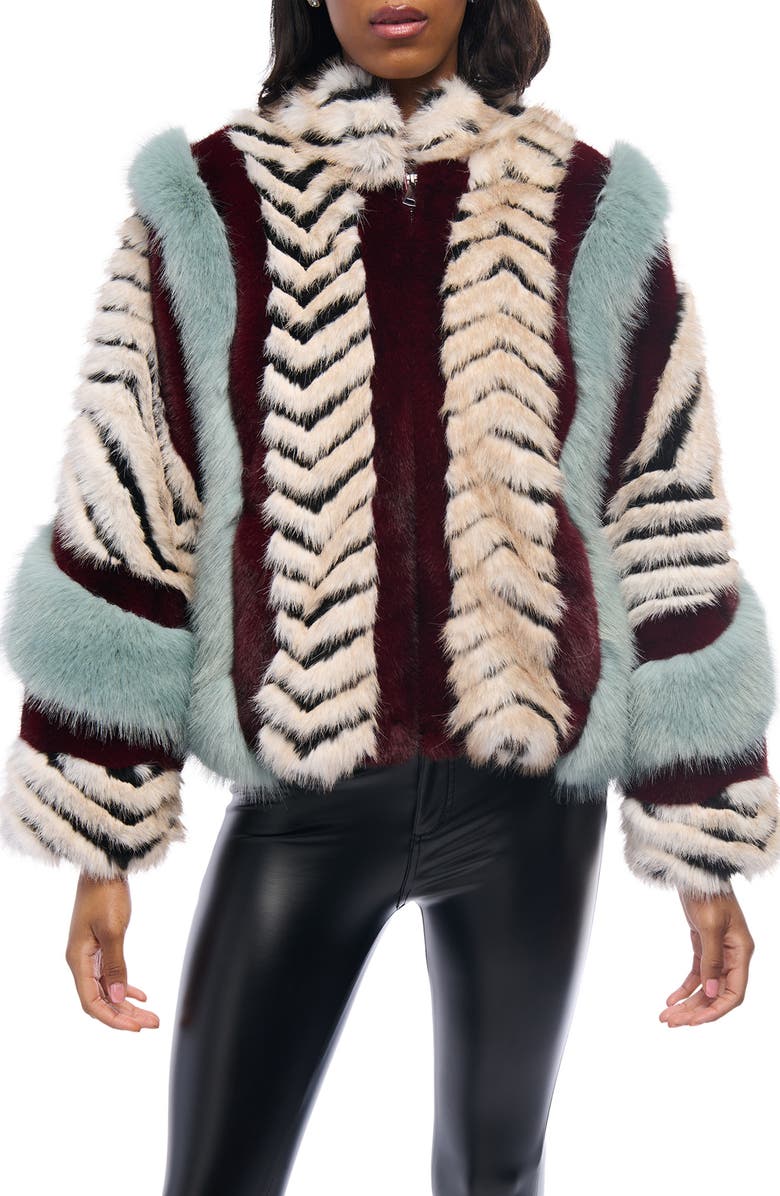 Inez Faux Fur Jacket