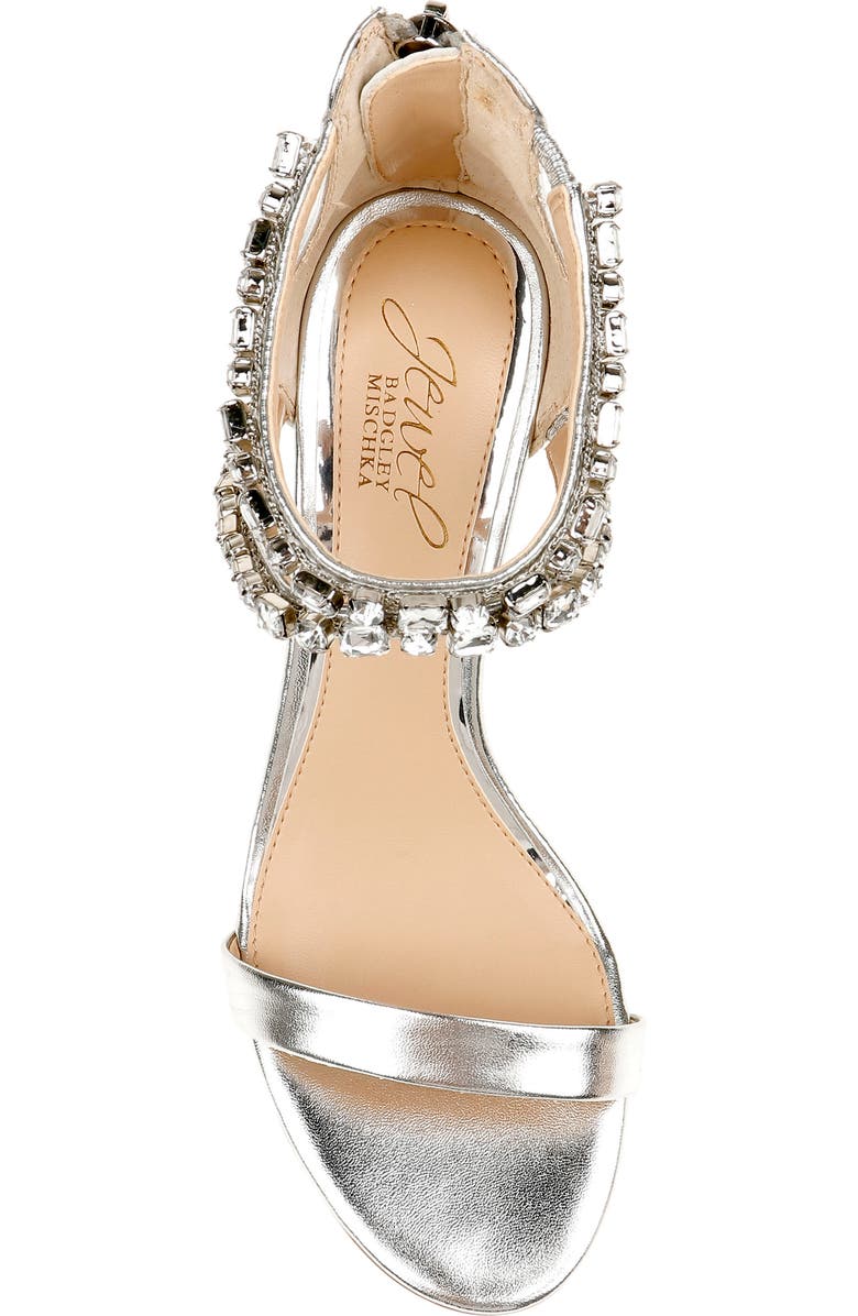 Jewel Badgley Mischka Celine Embellished Sandal, Alternate, color,