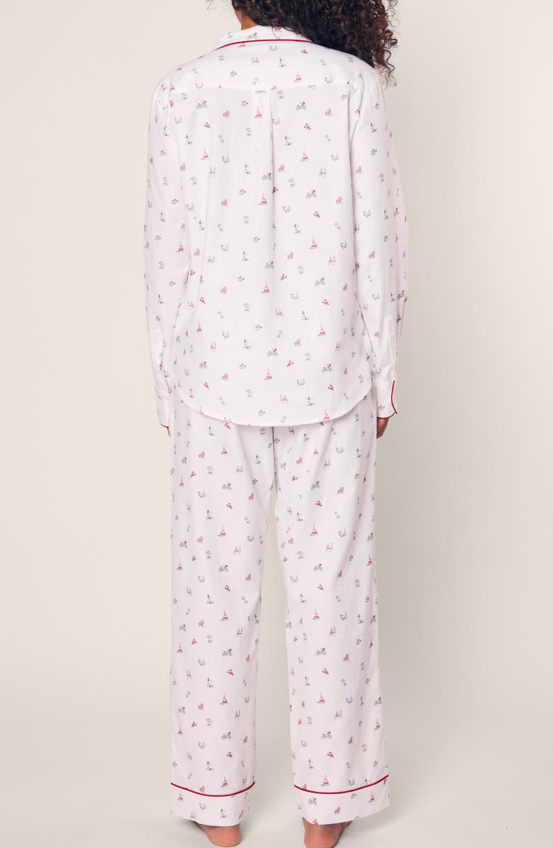 Petite Plume Coastal Charms Cotton Pajamas, Alternate, color,