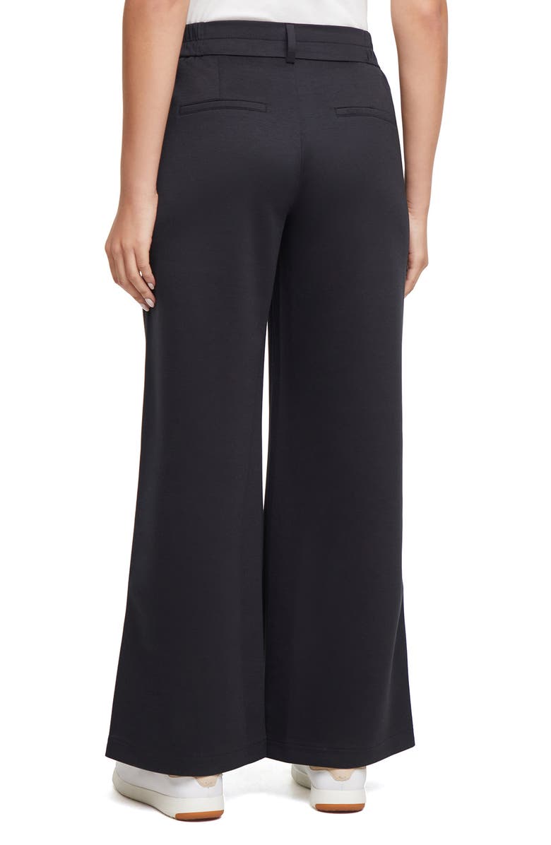 Three Dots Rachelle Flare Pants, Alternate, color, Black Beauty