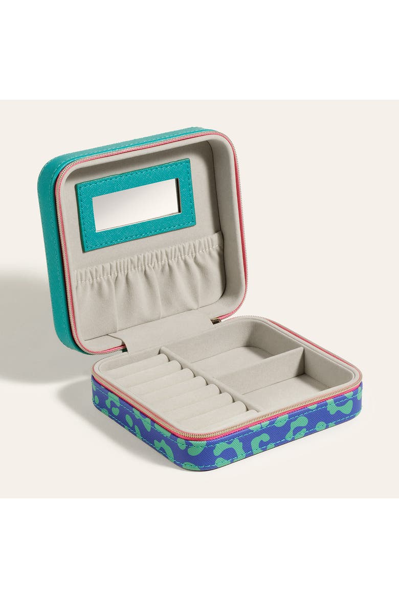 Meilin Jewelry Box 5.5" x Artisan, Alternate, color, Turquoise