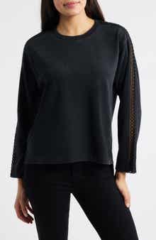 CITY BLUES Detailed Sleeve Sweatshirt