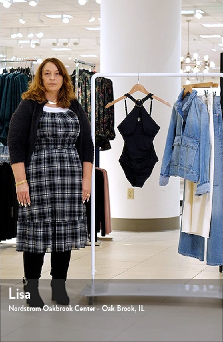 Sun Cat High Neck One-Piece Swimsuit, sales video thumbnail